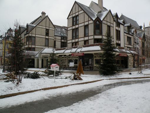  bar l'Odyssée un jour de neige